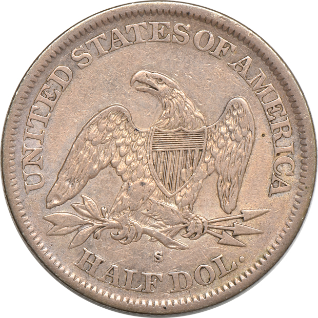 1866-S No Motto XF