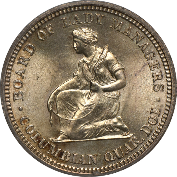 1893 Isabella PCGS MS-64