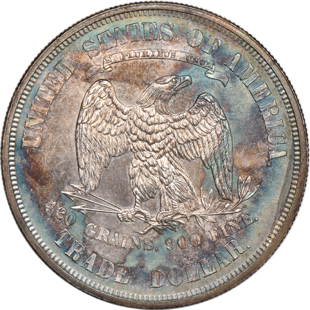 1873 Trade UNC/chopmarked