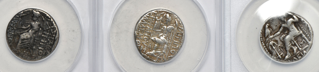 Ancient Greece - Ten coins certified by ANACS