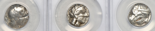 Ancient Greece - Seven coin certified by ANACS