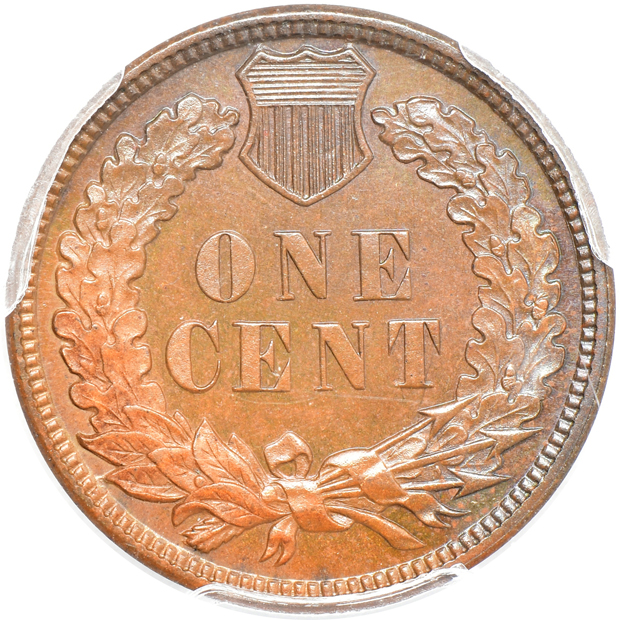 1886 Variety 2 - Tip Between C & A PCGS PR-66BN