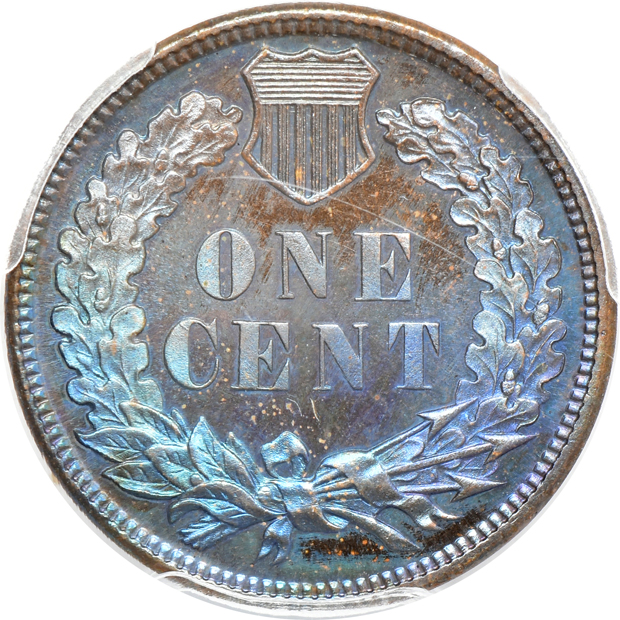 1886 Variety 1 - Tip Between I & C PCGS PR-66BN