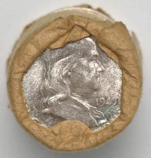 Twenty 1949 BU Franklin Half-Dollars