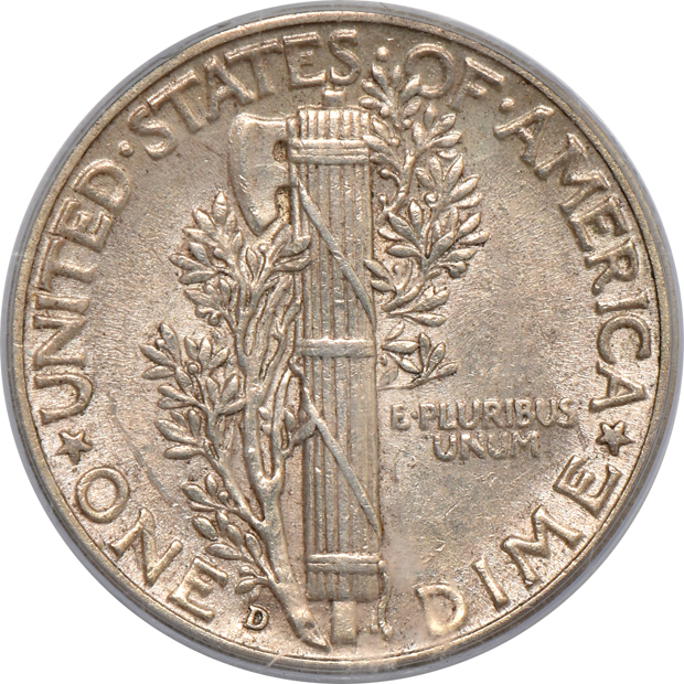 1942/1-D PCGS AU-55