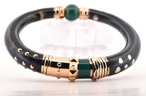18K Yellow Gold and Sterling Silver La Nouvelle Bague Bracelet