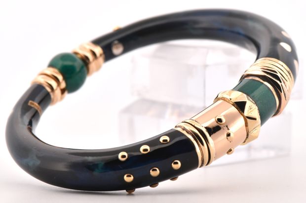 18K Yellow Gold and Sterling Silver La Nouvelle Bague Bracelet