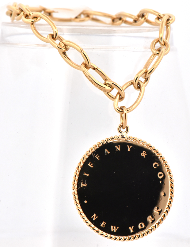 18K Yellow Gold Tiffany & Co Charm Bracelet
