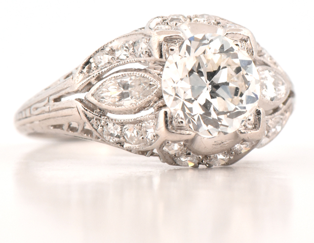 Platinum Diamond Ring 