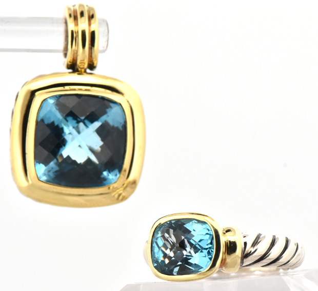 David Yurman Pendant and Ring 