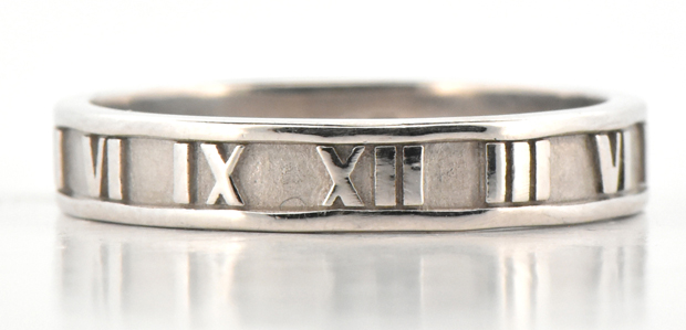 18K White Gold Tiffany and Co. Band