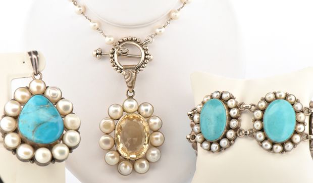 Safia Bracelet, Necklace and Pendant