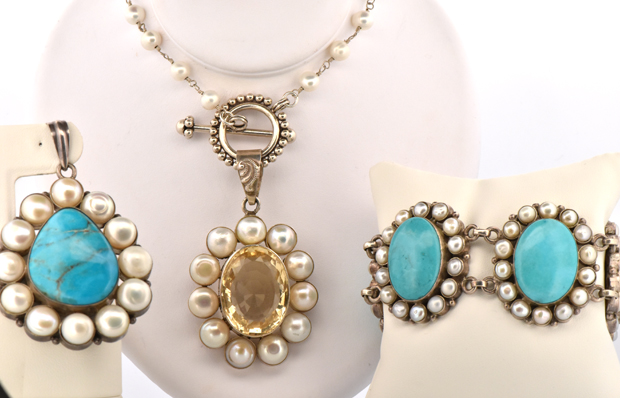 Safia Bracelet, Necklace and Pendant