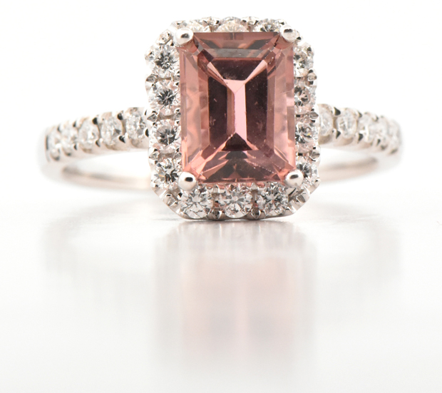 18K White Gold Cocktail Ring, SGL #240418C-SJ