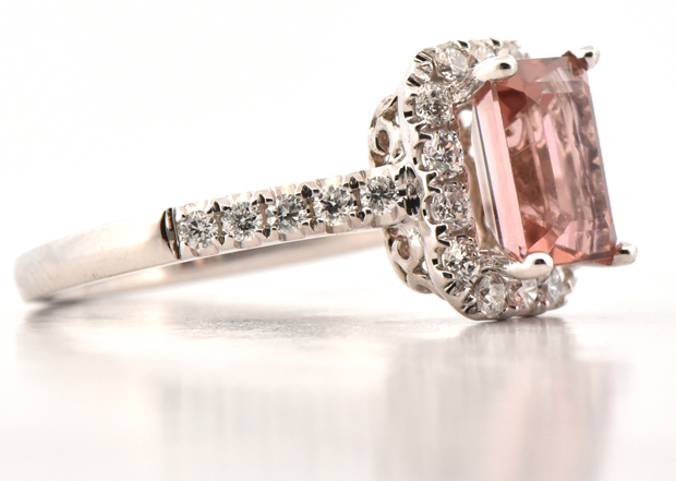 18K White Gold Cocktail Ring, SGL #240418C-SJ