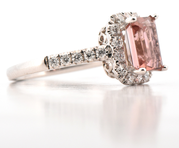 18K White Gold Cocktail Ring, SGL #240418C-SJ