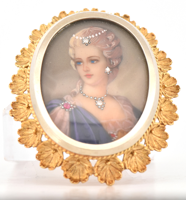 18K Yellow Gold Vintage Pin