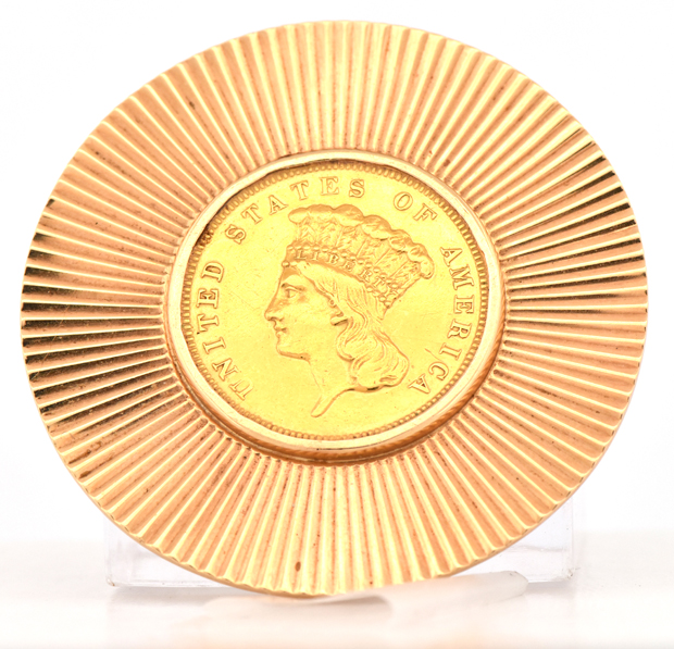 14K Yellow Gold Pin