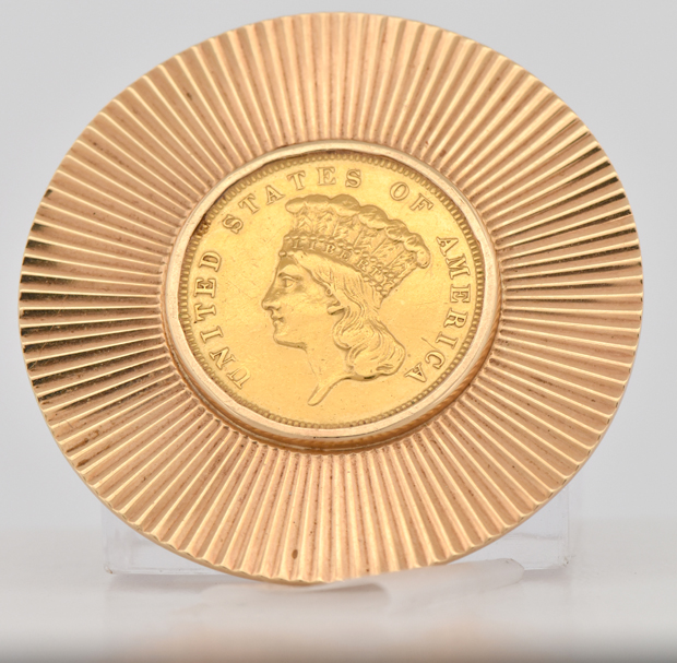 14K Yellow Gold Pin