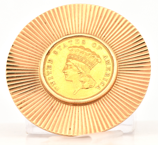 14K Yellow Gold Pin