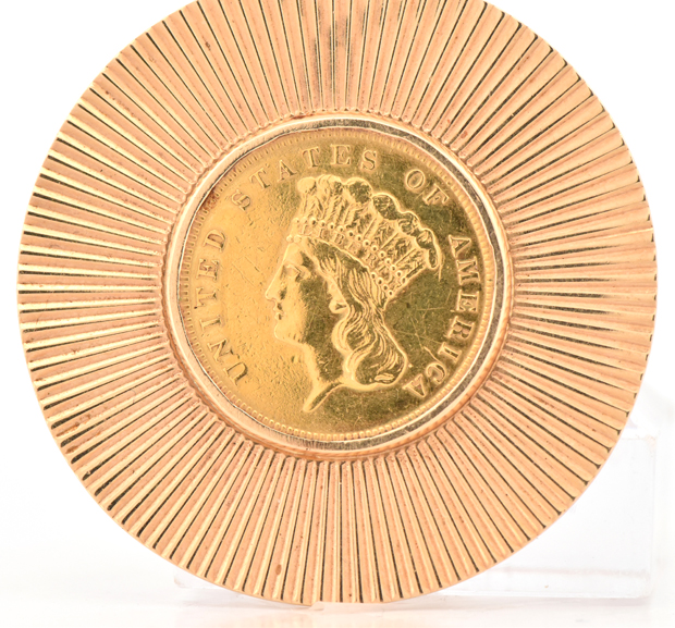 14K Yellow Gold Pin
