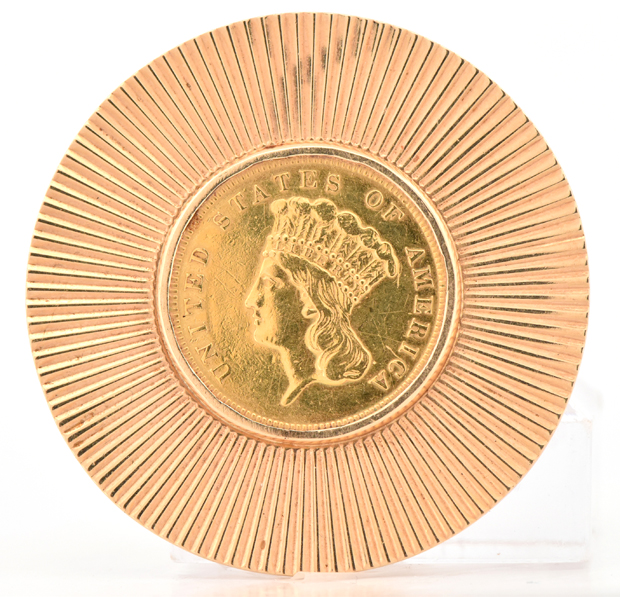 14K Yellow Gold Pin