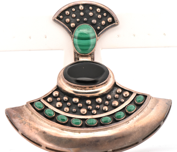 Sterling Silver Tribal Pendant 