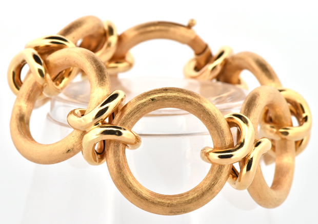 18K Yellow Gold Link Bracelet