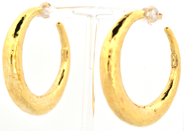 18K Yellow Gold Ippolita Hoops