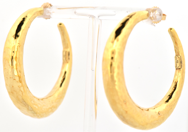 18K Yellow Gold Ippolita Hoops