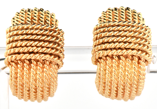 18K Yellow Gold Roberto Coin Non-Pierced Earrings