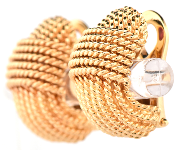 18K Yellow Gold Roberto Coin Non-Pierced Earrings