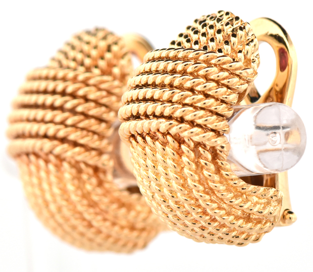 18K Yellow Gold Roberto Coin Non-Pierced Earrings