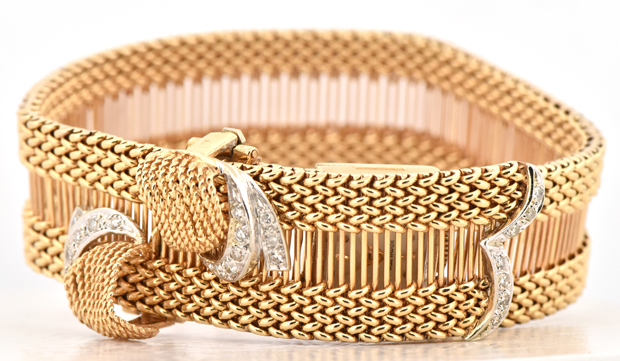 14K Yellow Gold Ladies Wristwatch 