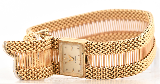 14K Yellow Gold Ladies Wristwatch 
