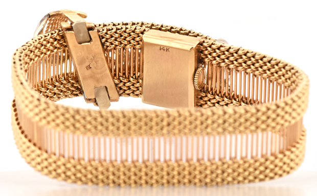 14K Yellow Gold Ladies Wristwatch 