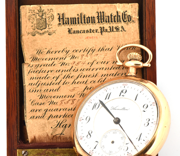 Four Men's Pocket Watches