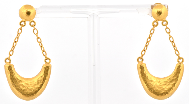 24K Yellow Gold Gurhan Earrings 