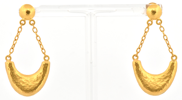 24K Yellow Gold Gurhan Earrings 