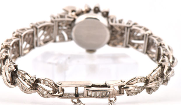 18K White Gold Ladies Rolex Wristwatch
