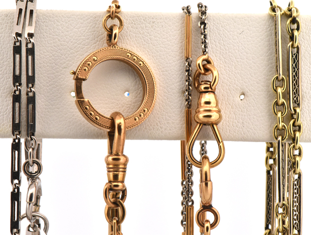 Four Gold Watch Chains