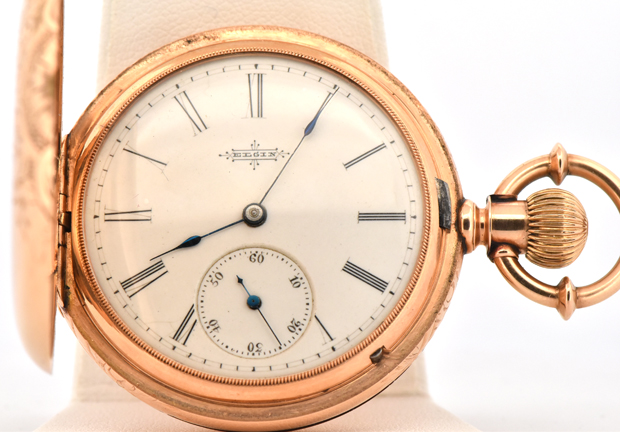14K Yellow Gold Elgin Pocket Watch 