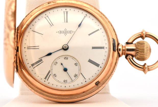 14K Yellow Gold Elgin Pocket Watch 