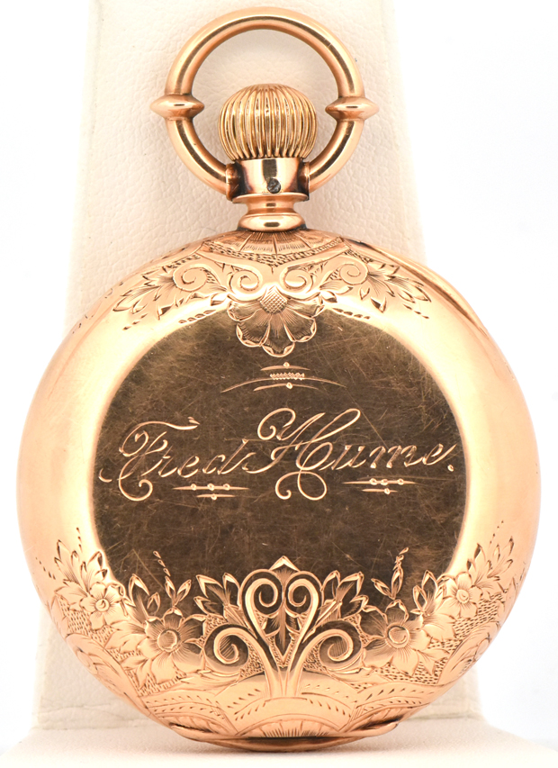 14K Yellow Gold Elgin Pocket Watch 