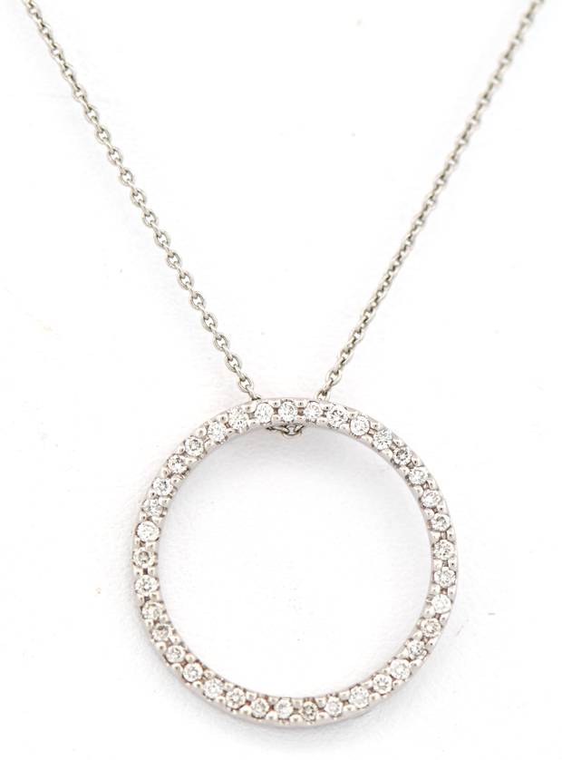 18K White Gold Roberto Coin Necklace
