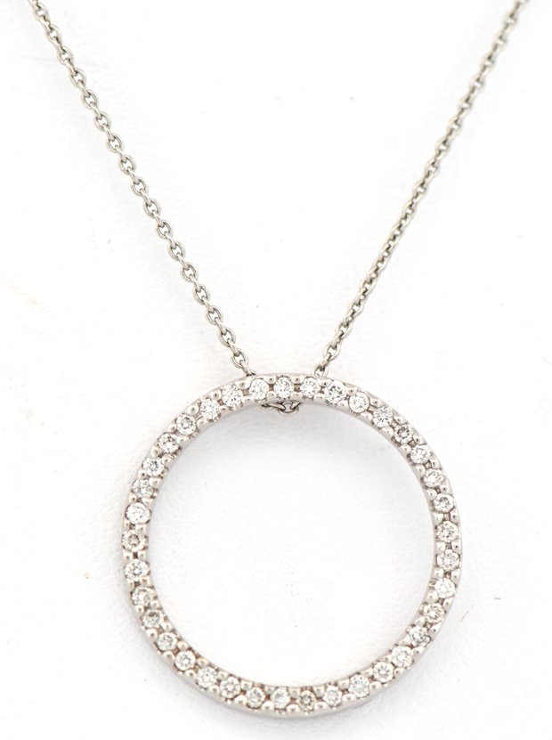 18K White Gold Roberto Coin Necklace