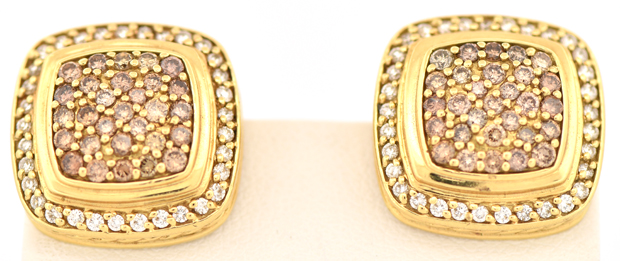 18K Yellow Gold David Yurman Earrings