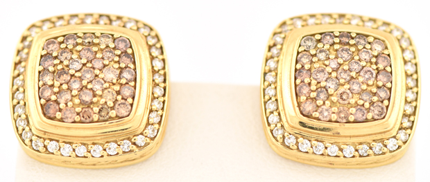 18K Yellow Gold David Yurman Earrings