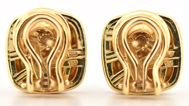 18K Yellow Gold David Yurman Earrings