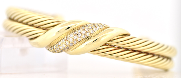 14K Yellow Gold David Yurman Bangle